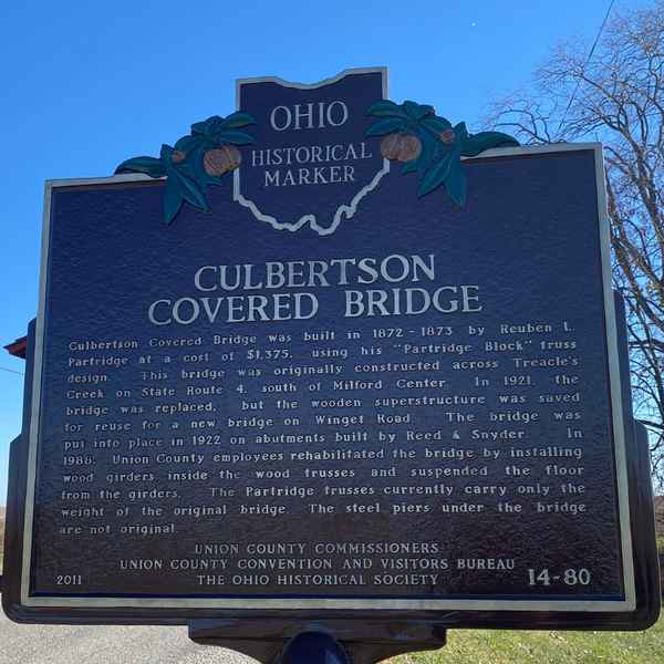 Culbertson Covered Bridge Tea